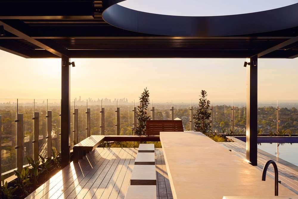 เดอะเชน เมลเบิร์น - อาร์ต ซีรี่ส์ Hotel บ็อกซ์ฮิลล์ สิ่งอำนวยความสะดวก รูปภาพ Skyline Residences rooftop